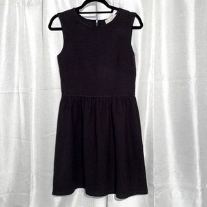 LOFT Drop Waist Black Dress, Size 4